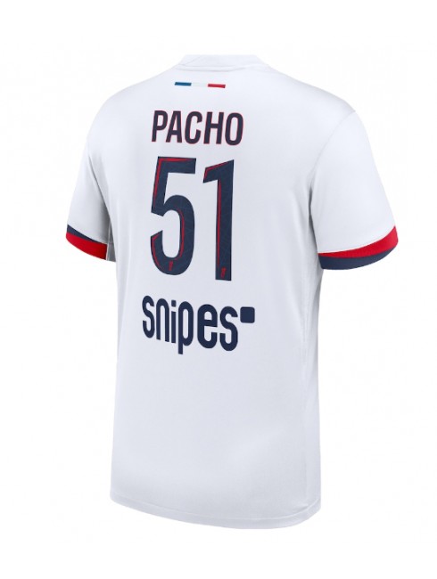 Muži Futbalové oblečenie Paris Saint-Germain Willian Pacho #51 2025-26 Krátky Rukáv - Preč Muži Futbalové oblečenie Paris Saint-Germain Willian Pacho #51 2025-26 Krátky Rukáv - Preč
